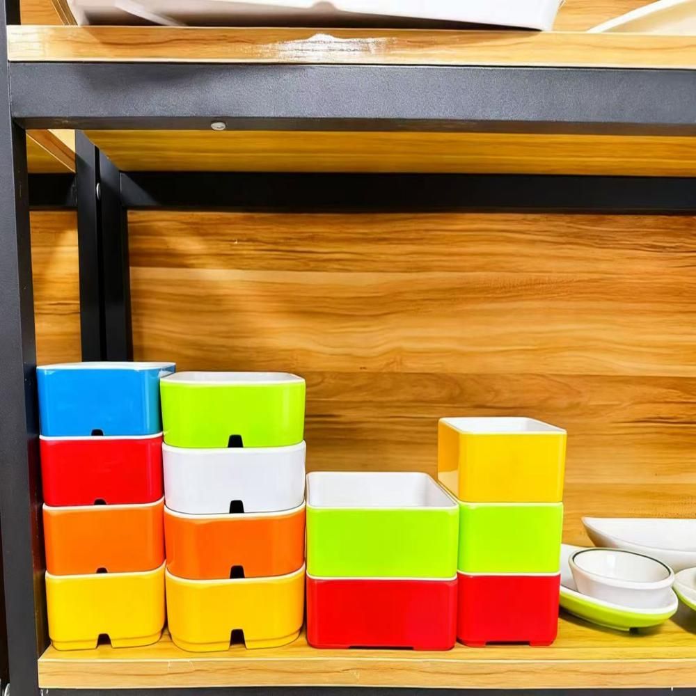 Bamboo powder type environmentally friendly tableware