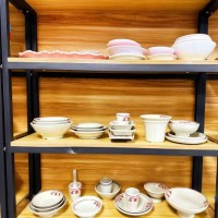 Bamboo powder type environmentally friendly tableware